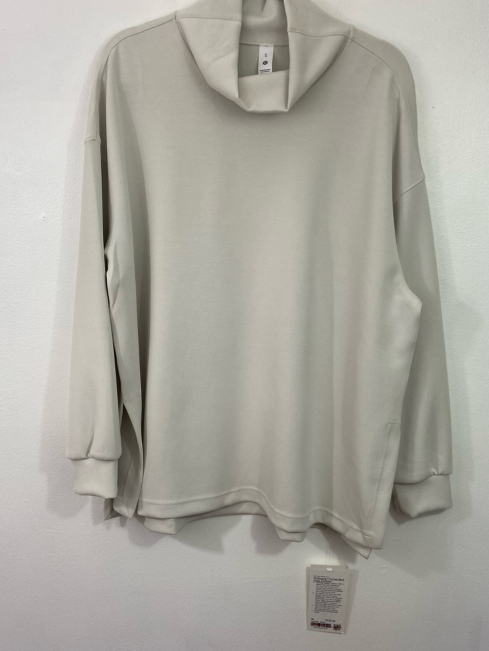 Lululemon Softstreme Crewneck Oversized Pullover - Light Ivory - Picture 2 of 8
